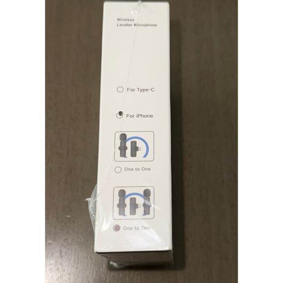 Hoodkart Wireless Lavalier Mic 2-Pack, Plug & Play, iPhone/Android, No App/Blue - Picture 4 of 11